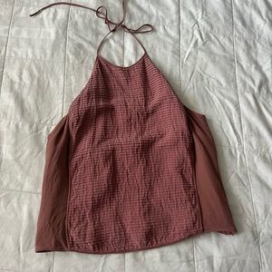 Dusty Rose Colored 100% Silk Top!